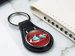 Subaru Custom Leather Keyrings High-Quality Pro Drift Feel